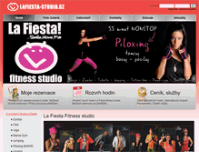 Tablet Screenshot of lafiesta-studio.cz